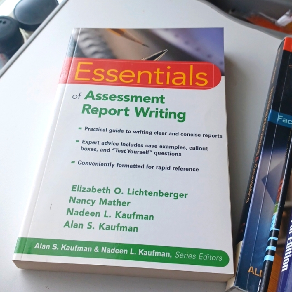 Essentials of assessment report writing